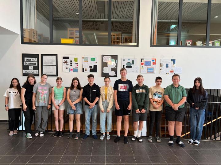 Projekt „100 m² Jugend in Rainbach“ in der 4a&nbsp;Klasse